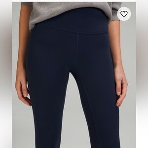 Lululemon Align leggings, LIKE NEW, navy blue size 12, 28” inseam